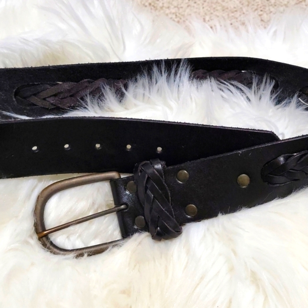 Vintage Handmade Leather Belt